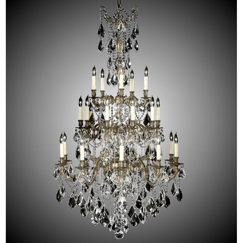 American Brass And Crystal 25 Light Bellagio Chandelier