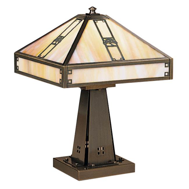Arroyo Craftsman 11'' Pasadena Table Lamp Without Filigree (Empty)