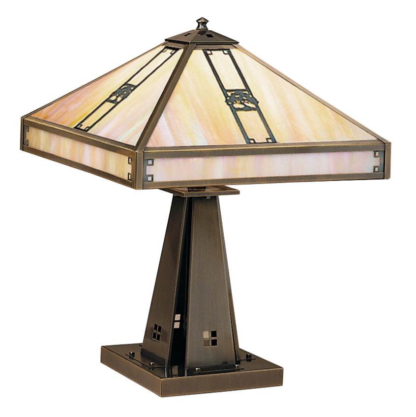 Arroyo Craftsman 16'' Pasadena Table Lamp Without Filigree (Empty)