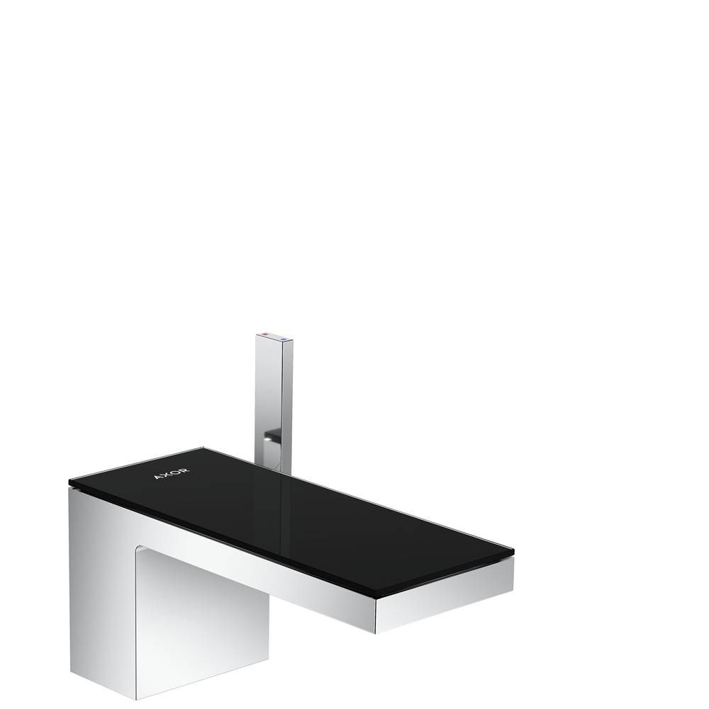 Axor MyEdition Single-Hole Faucet 70, 1.2 GPM in Chrome / Black Glass
