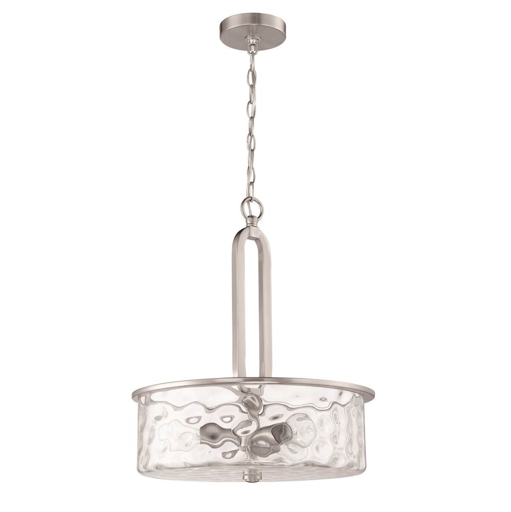 Craftmade Collins 3 Light Pendant in Brushed Polished Nickel