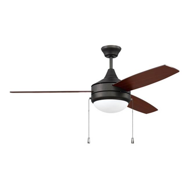 Craftmade 52'' Ceiling Fan w/ 3 Blades, LED Light Kit, w/UCI-2000