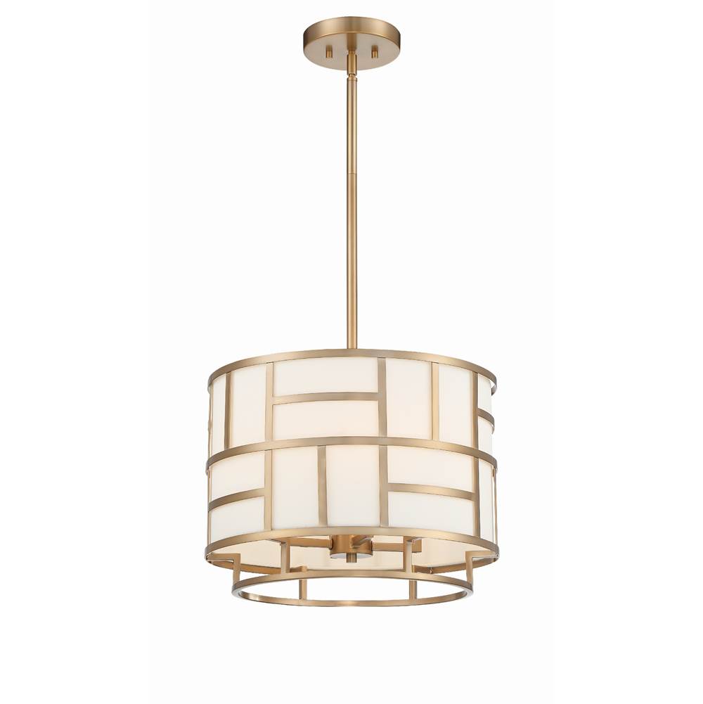 Crystorama Libby Langdon for Crystorama Danielson 4 Light Vibrant Gold Chandelier