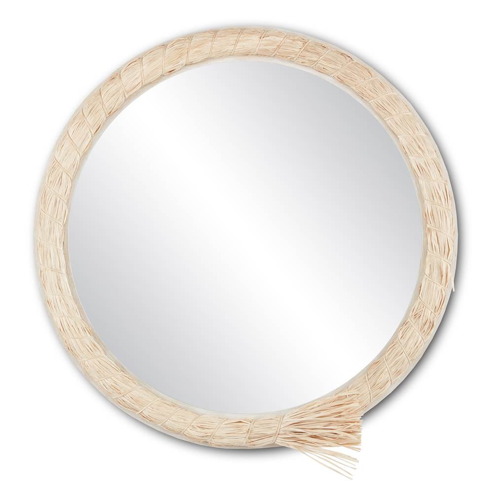 Currey And Company Seychelles Round Mirror