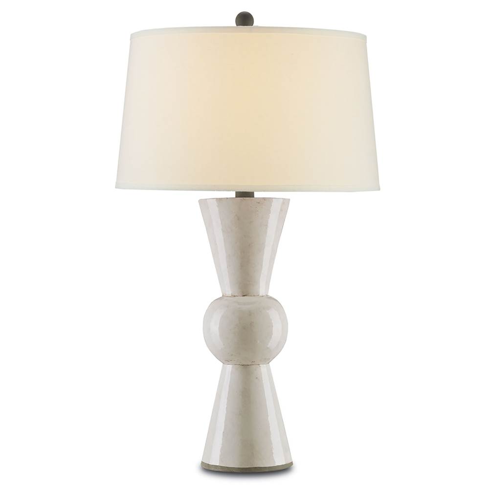 Currey And Company Upbeat White Table Lamp
