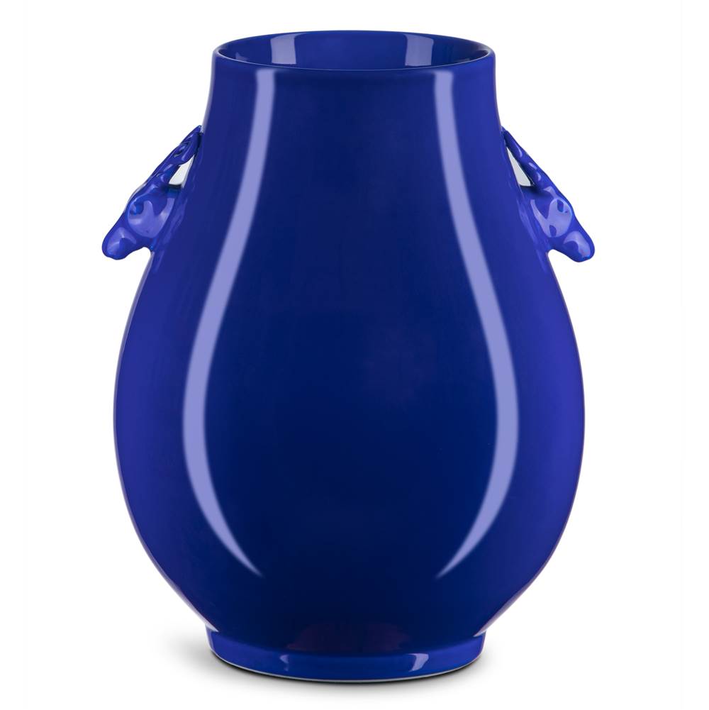 Currey And Company Ocean Blue Deer Ears Vase