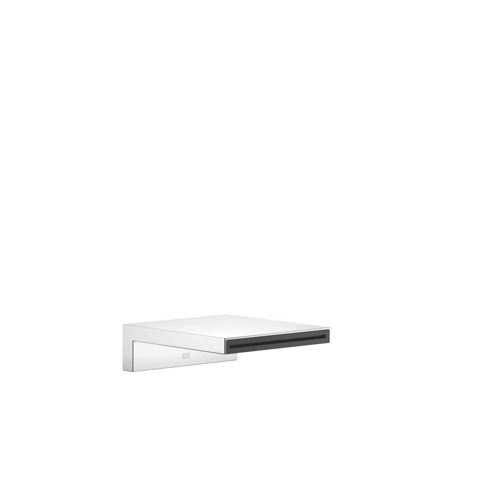 Dornbracht Deque Cascade Tub Spout For Wall-Mounted Installation In Polished Chrome