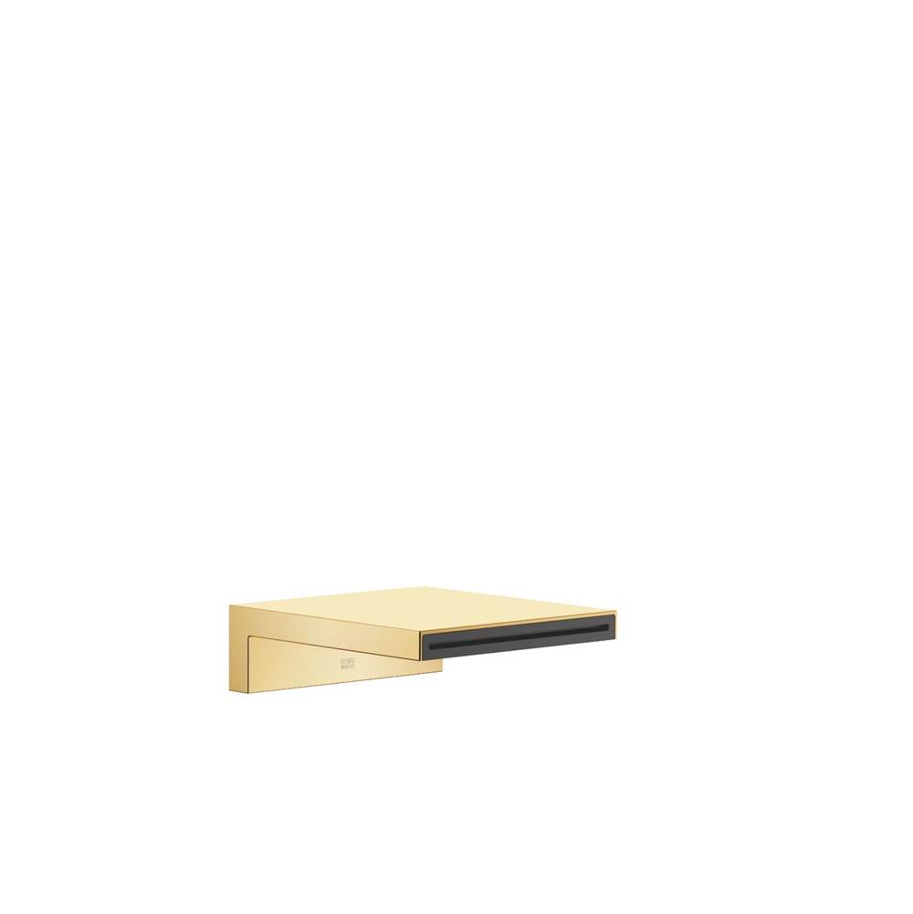 Dornbracht Deque Cascade Tub Spout For Wall-Mounted Installation In Brushed Durabrass