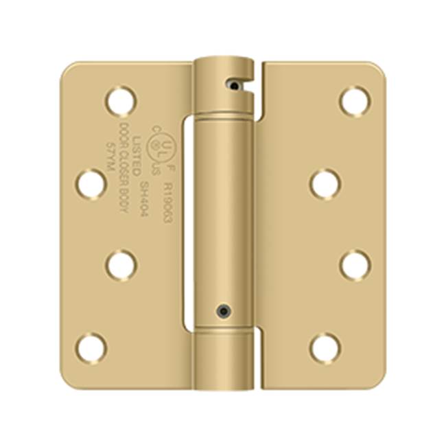 Deltana 4'' x 4'' x 1/4'' Spring Hinge, UL Listed