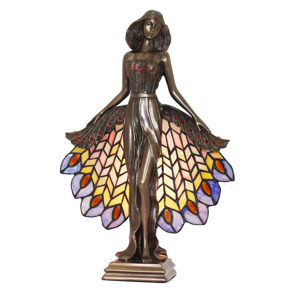 Dale Tiffany Luna Sculpture Tiffany Accent Lamp