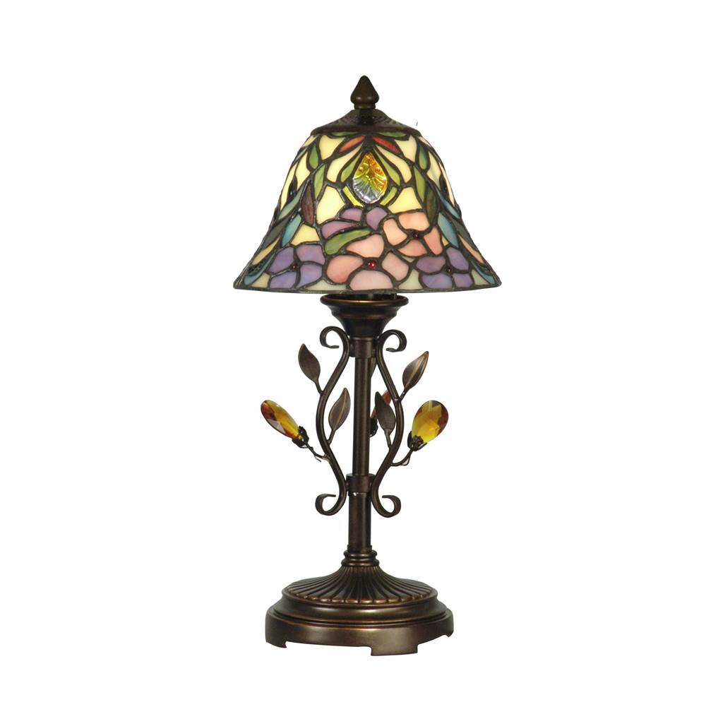 Dale Tiffany Crystal Peony Tiffany Accent Table Lamp