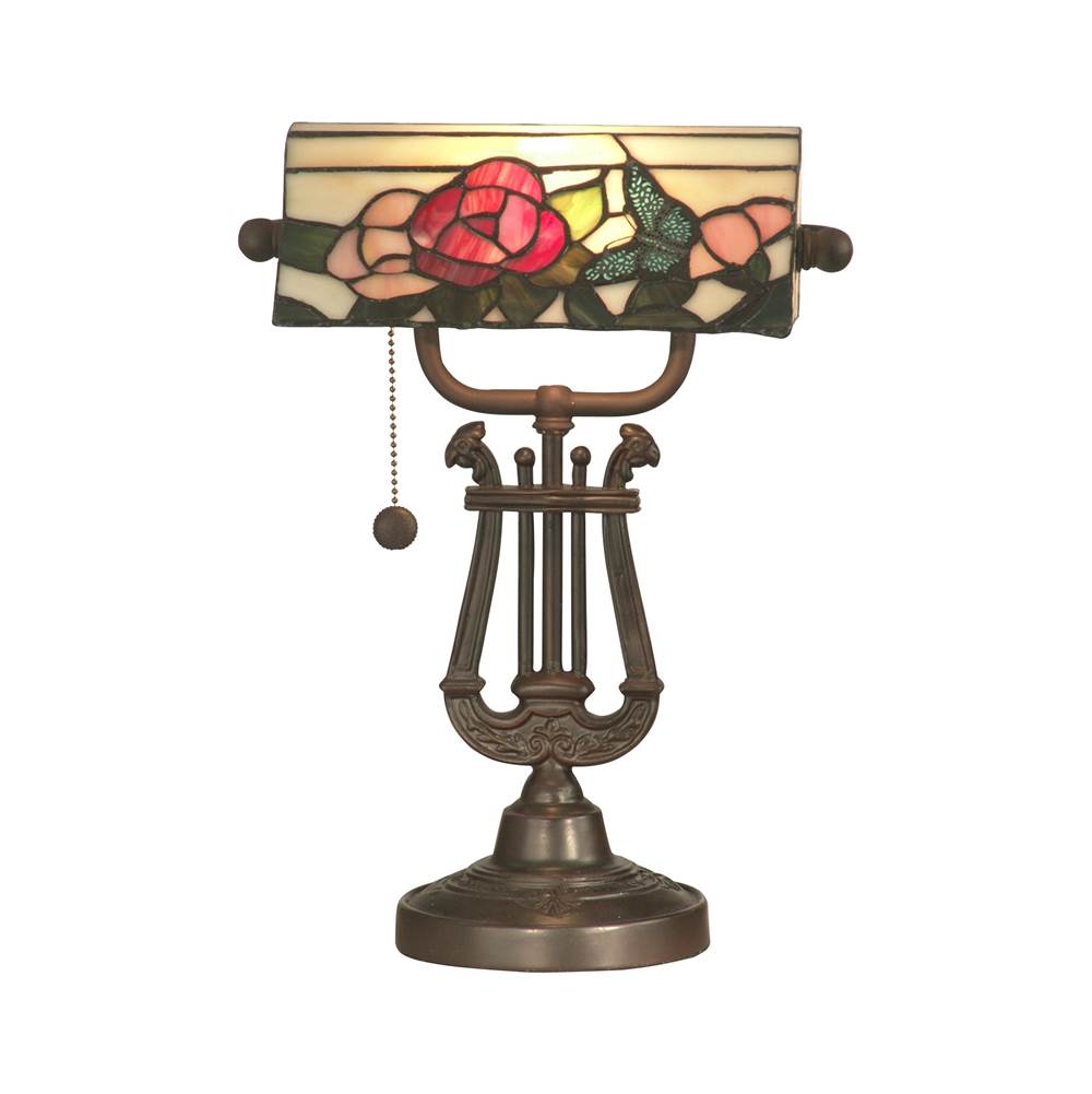 Dale Tiffany Broadview Bank Tiffany Accent Table Lamp