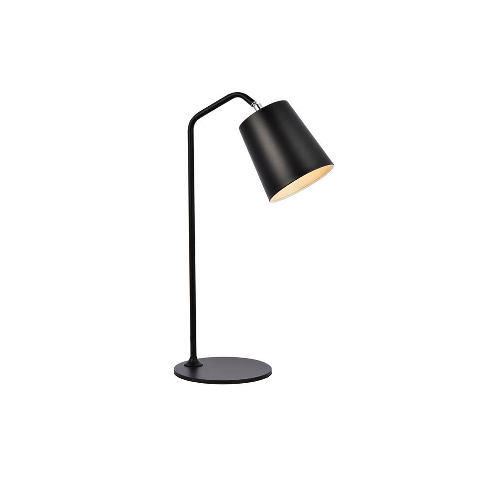 Elegant Lighting Leroy 1 light black table lamp