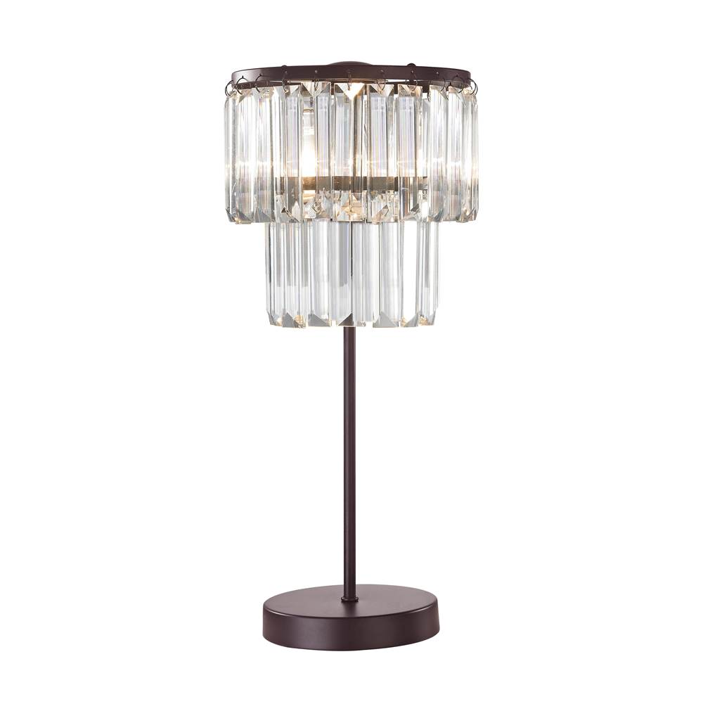 Elk Home Antoinette 18'' High 1-Light Table Lamp - Oil Rubbed Bronze