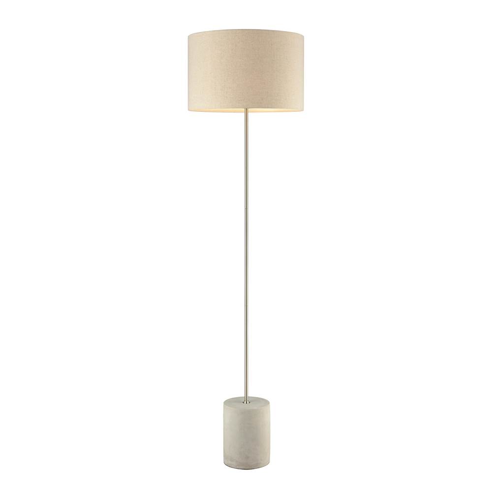 Elk Home Katwijk 64'' High 1-Light Floor Lamp - Nickel