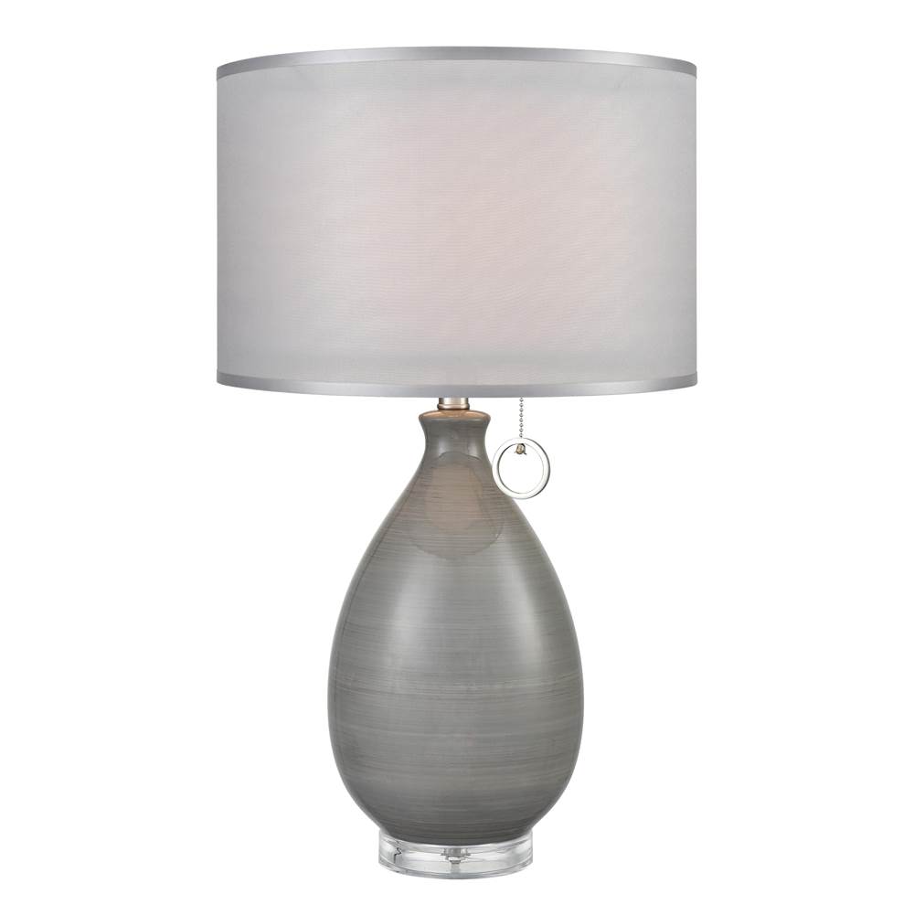Elk Home Clothilde 26'' High 1-Light Table Lamp - Gray