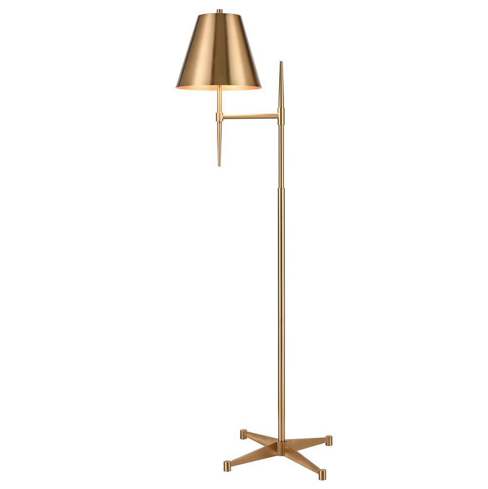 Elk Home Otus 65'' High 1-Light Floor Lamp - Aged Brass