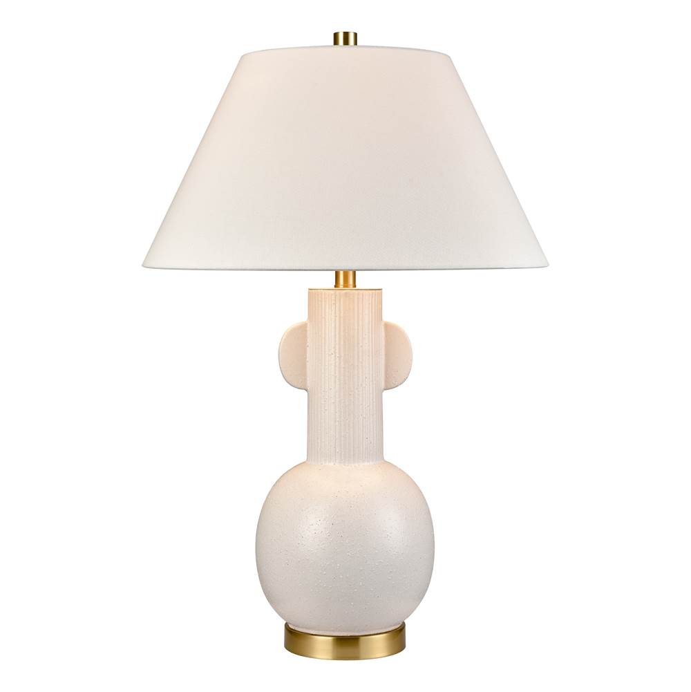 Elk Home Avrea 29.5'' High 1-Light Table Lamp - White Glaze - Includes LED Bulb