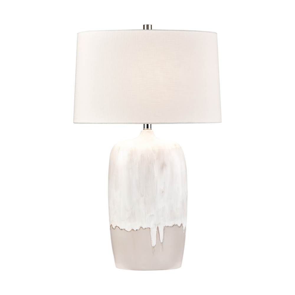 Elk Home Ruthie 32'' High 1-Light Table Lamp - White Glaze - Includes LED Bulb