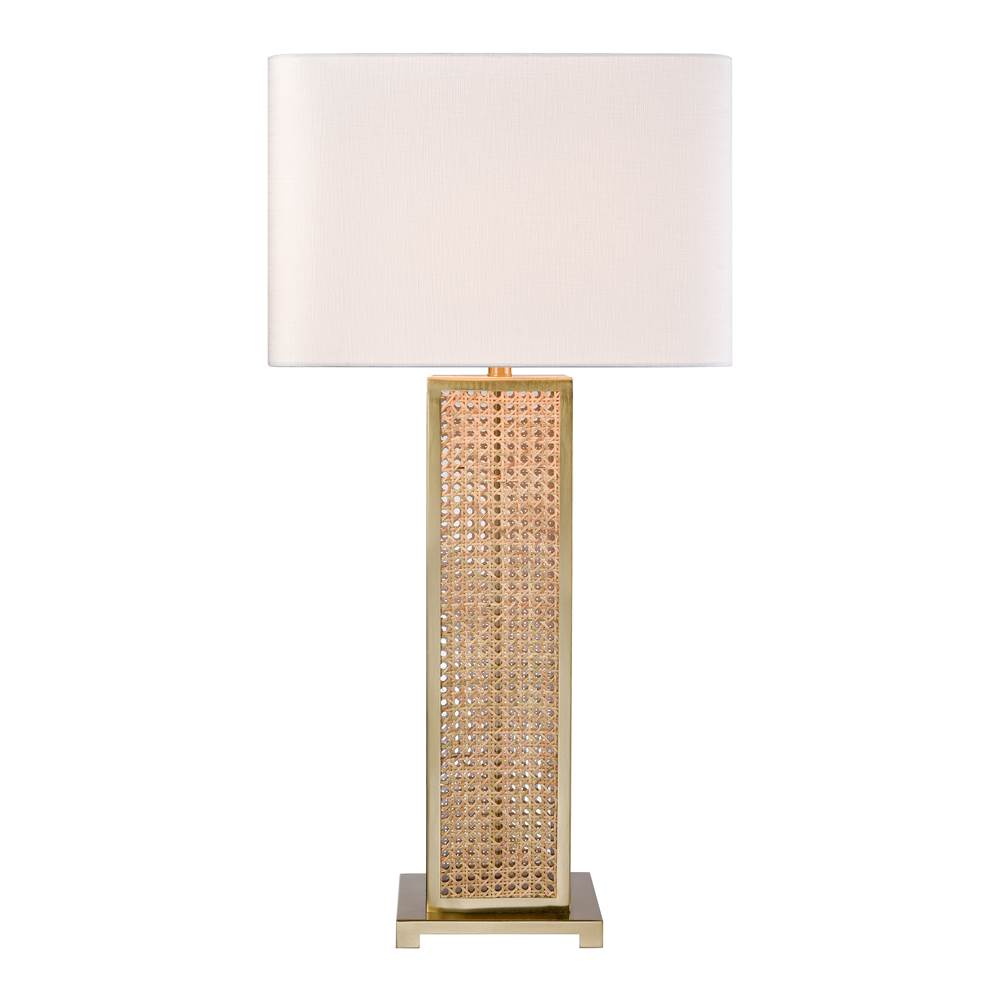 Elk Home Webb 36'' High 1-Light Table Lamp - Natural with Brass - Includes LED Bulb