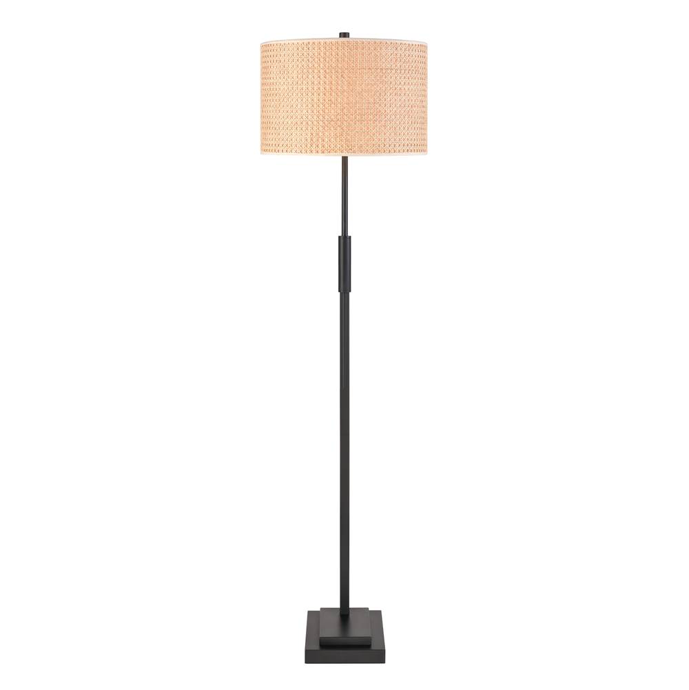 Elk Home Baitz 62.5'' High 1-Light Floor Lamp - Matte Black - Includes LED Bulb