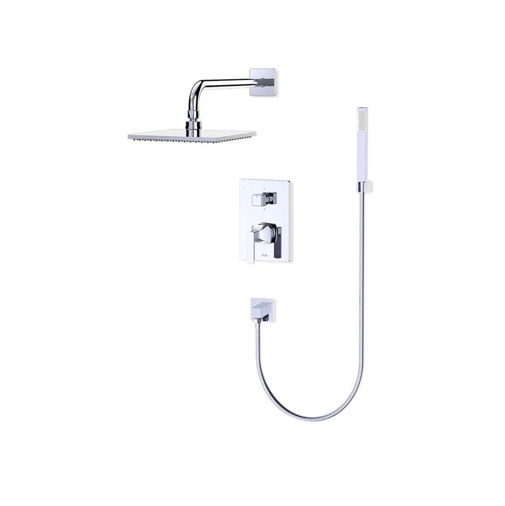 Fluid fluid Oceanside 8'' Rain Shower & Hand Shower Trim Kit for F1012B - Chrome