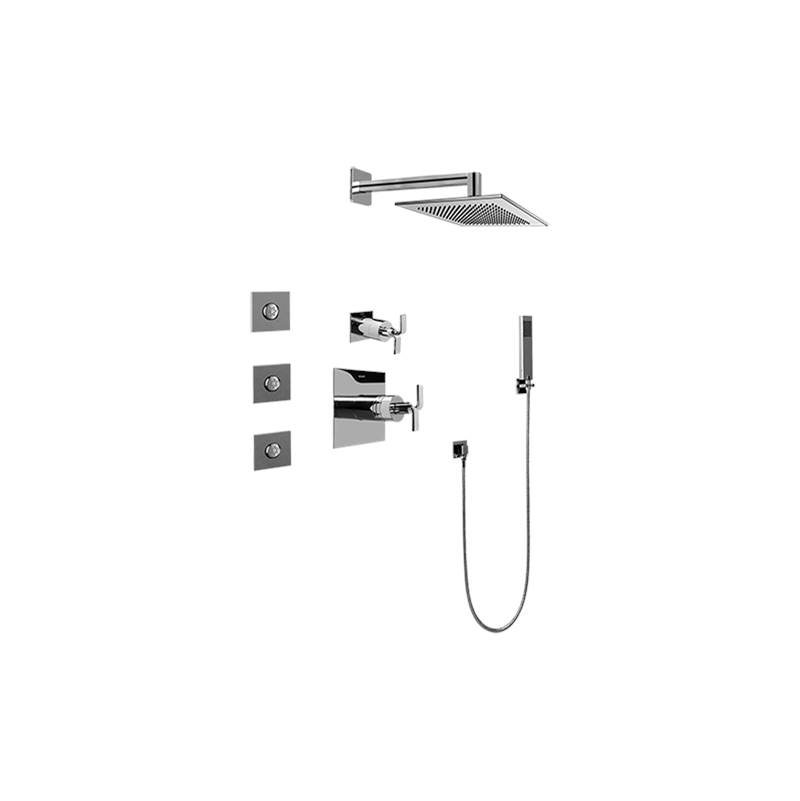 Graff Full Thermostatic Shower System with Transfer Valve (Rough & Trim)