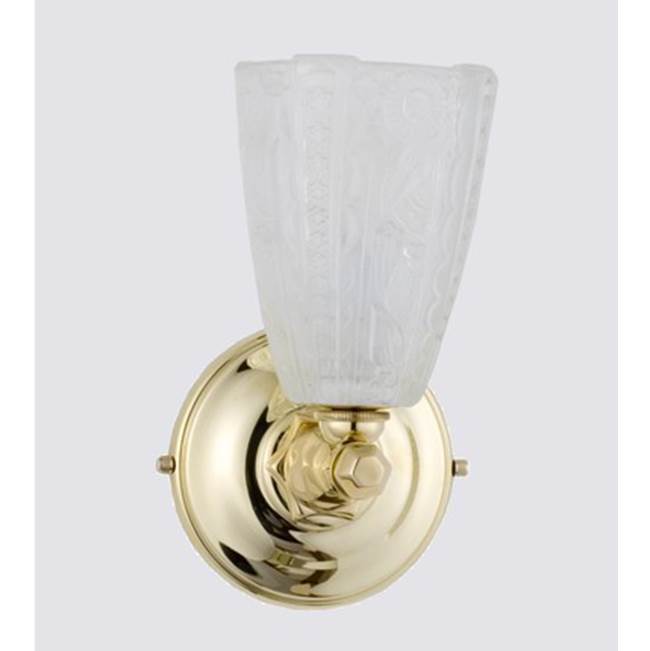 Herbeau ''Monarque'' Wall Light in Solibrass