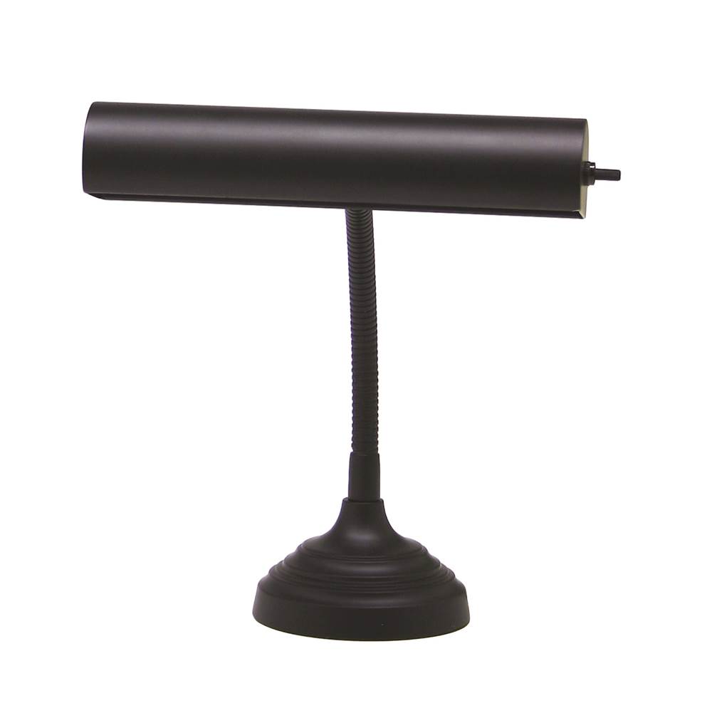 House Of Troy Advent 10'' Black Piano/Desk Lamp