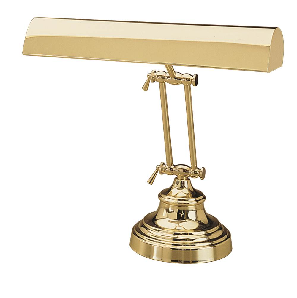 House Of Troy Desk/Piano Lamp 14'' Polished Brass