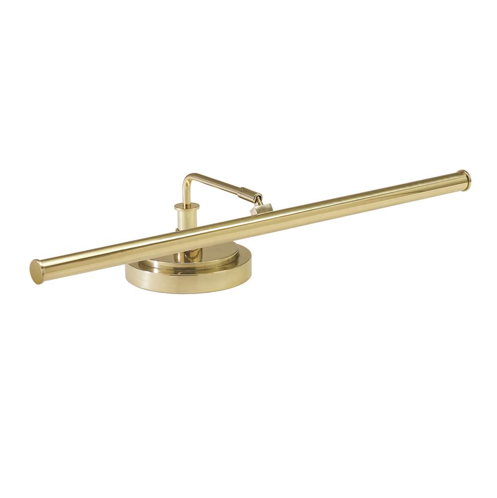 House Of Troy Upright Piano Lamp 19'' LED in Polished Brass