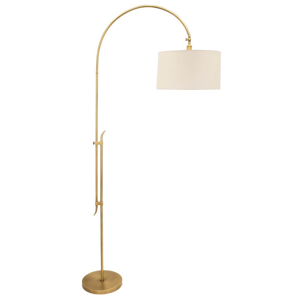 House Of Troy 84'' Windsor Adjustable Floor Lamp in Antique Brass