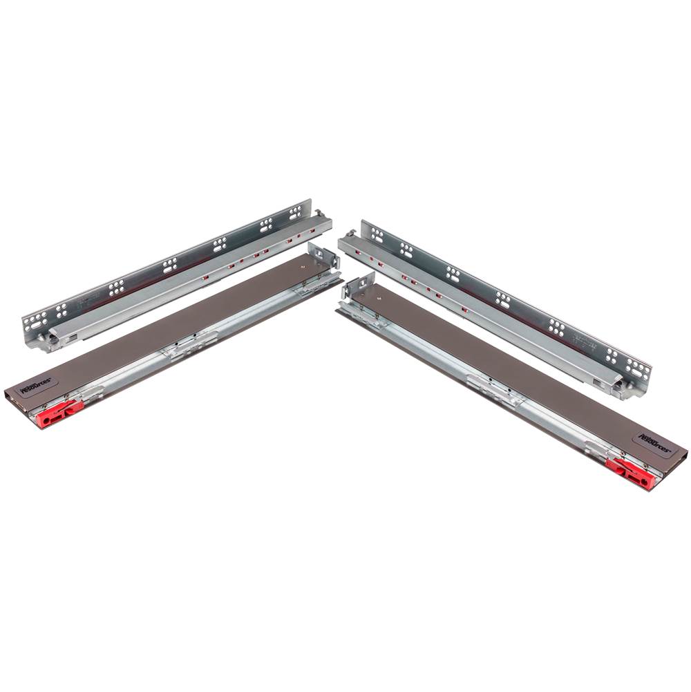 Hardware Resources 18'' Deep x 3-1/2'' High DURA-CLOSE  Metal Drawer Box System, incorporates USE58-500 Series Undermount