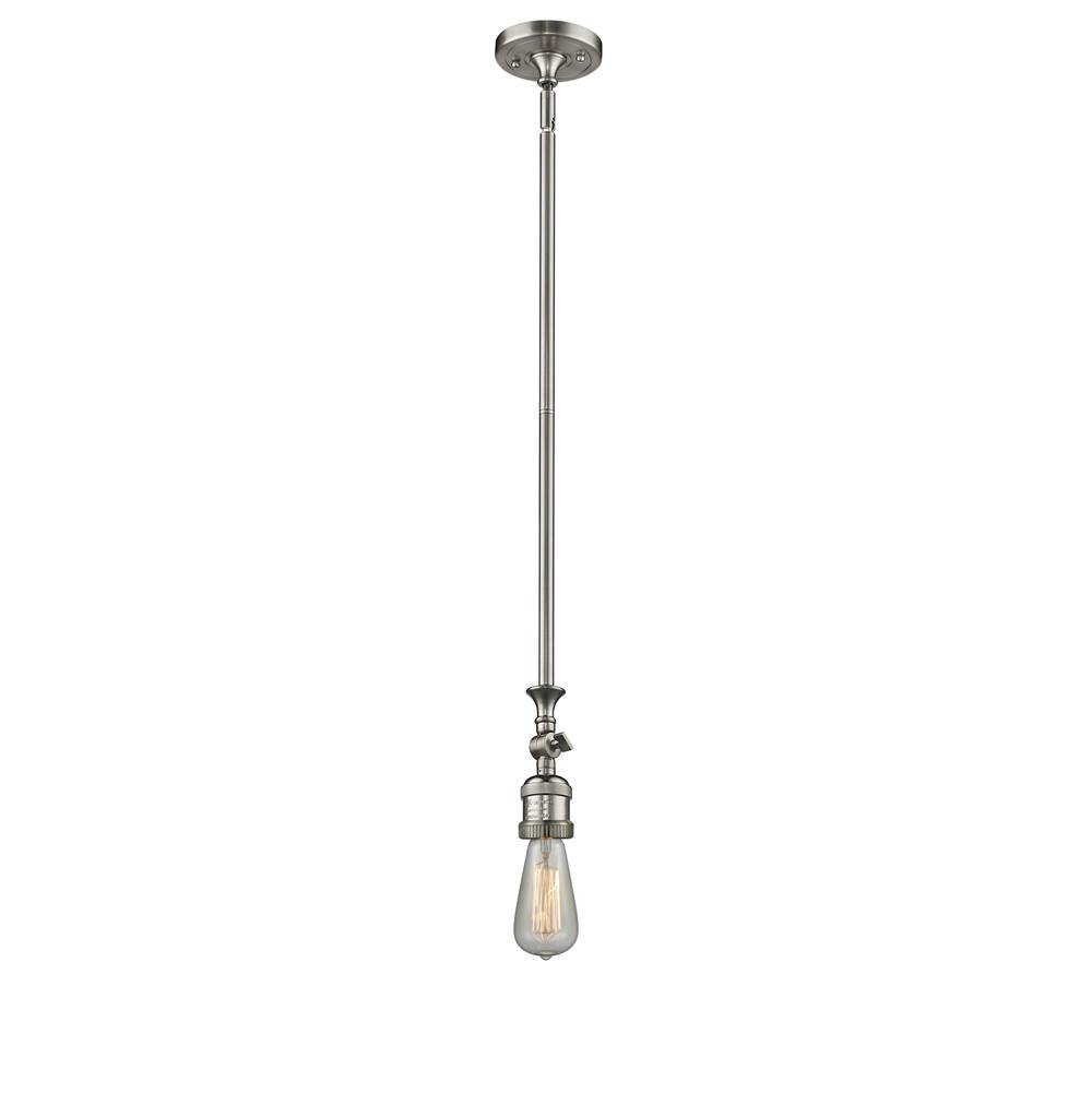 Innovations Bare Bulb 1 Light Mini Pendant part of the Franklin Restoration Collection