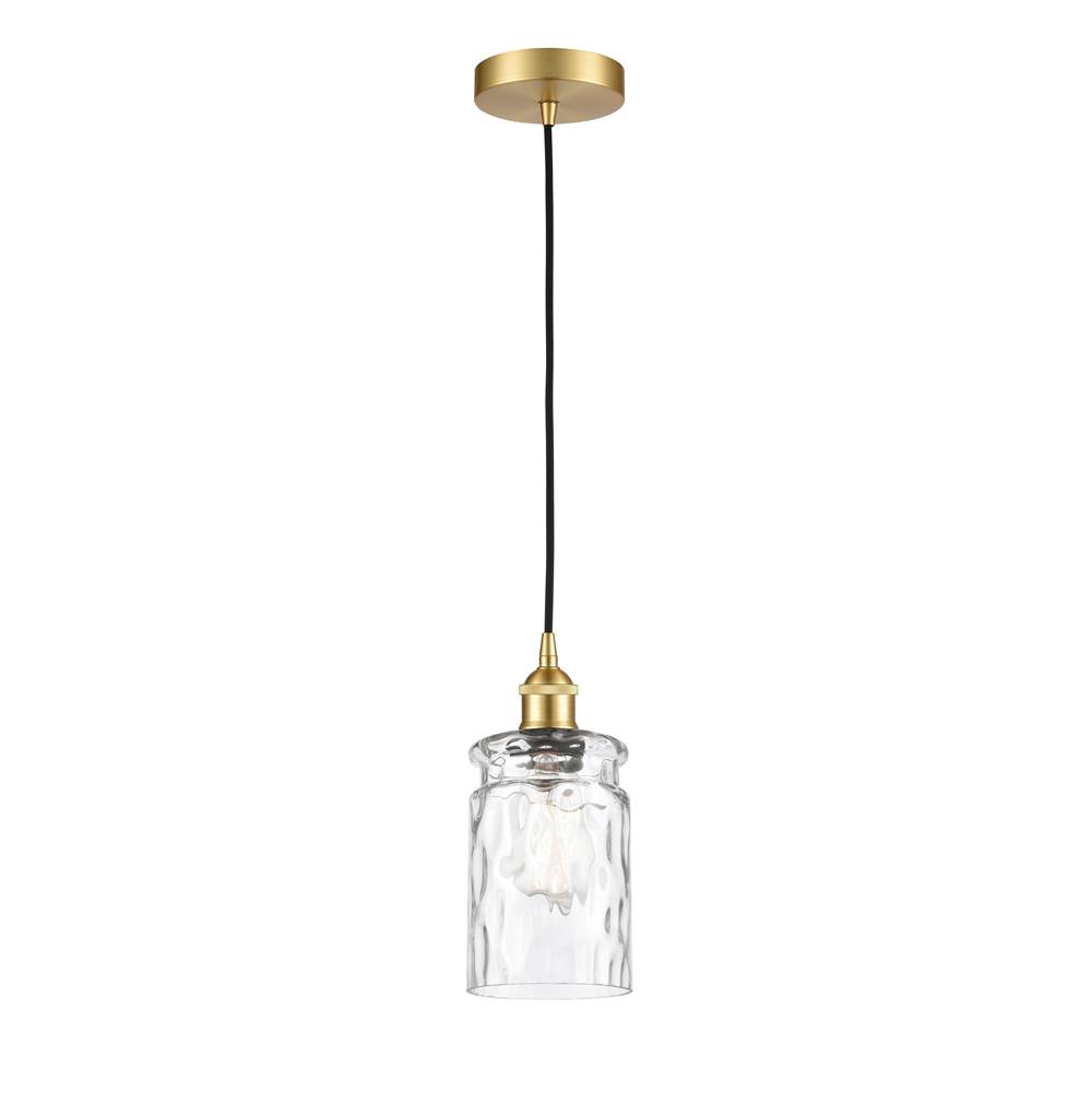 Innovations Candor 1 Light Mini Pendant part of the Edison Collection