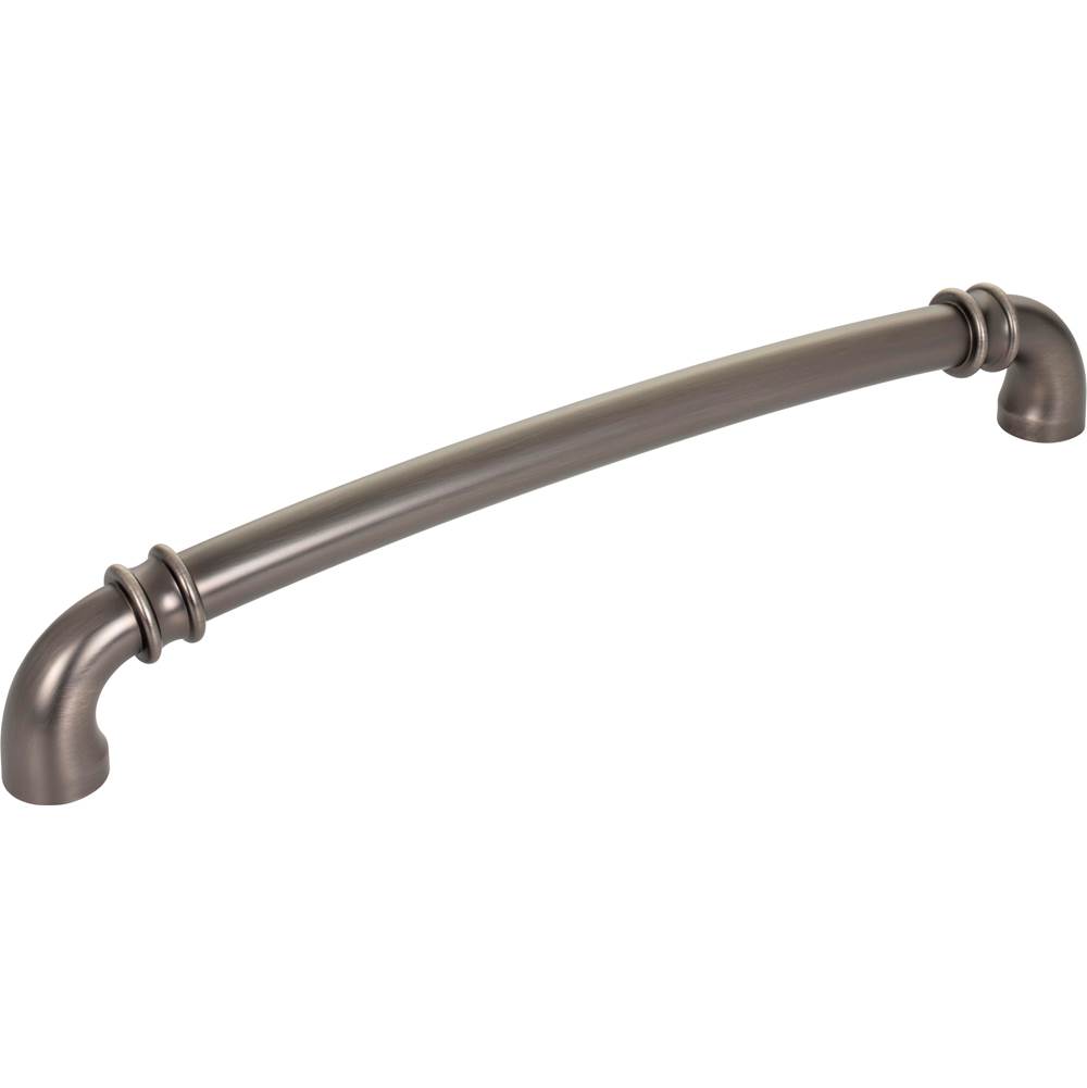 Jeffrey Alexander 18'' Center-to-Center Brushed Pewter Marie Appliance Handle