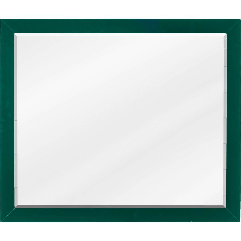 Jeffrey Alexander 33'' W x 1'' D x 28'' H Forest Green Cade mirror