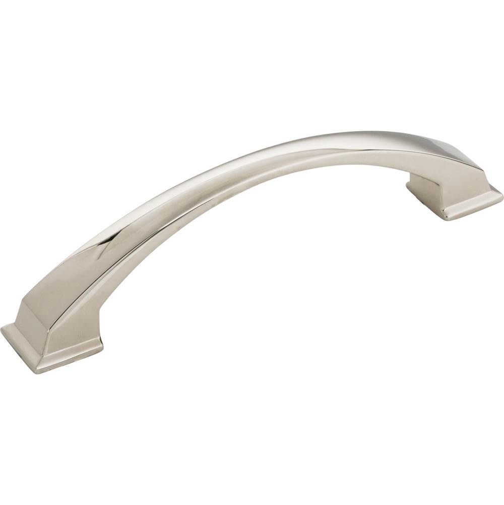 Jeffrey Alexander 128 mm Center-to-Center Polished Nickel Arched Roman Cabinet Pull