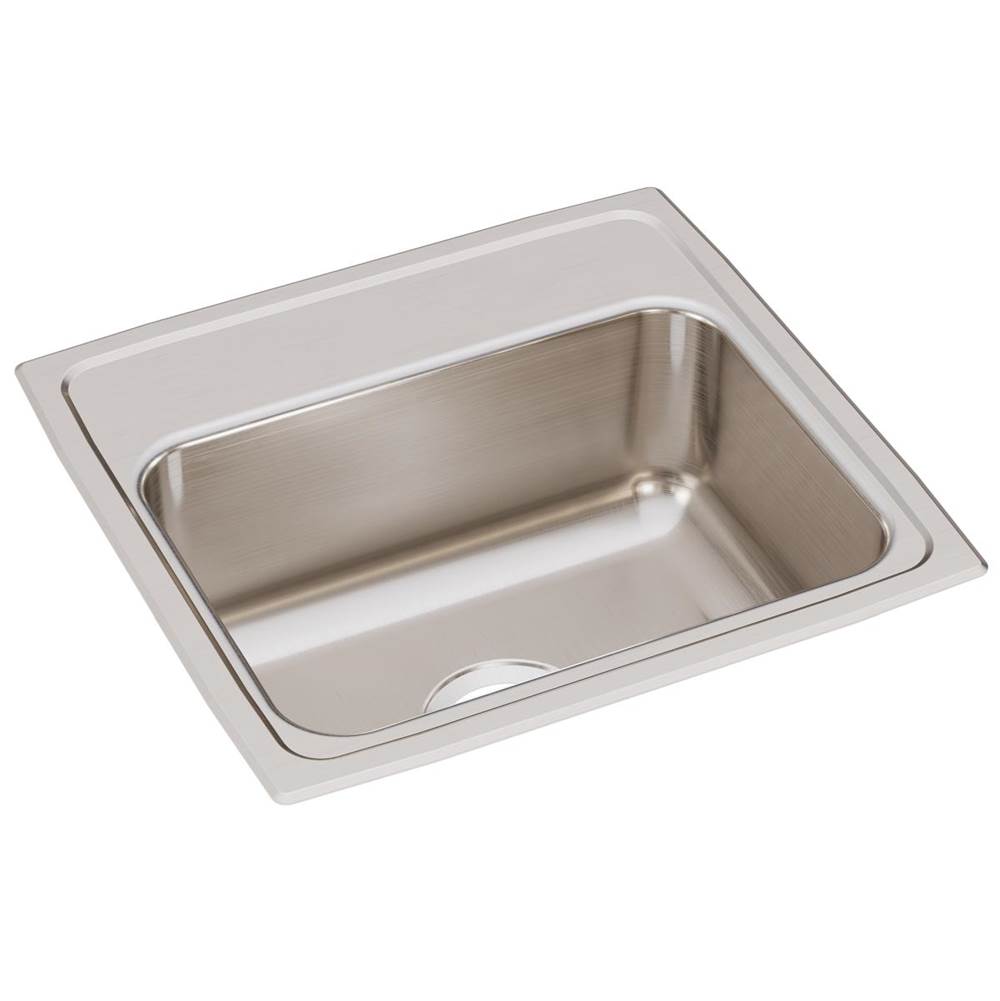 Just Manufacturing Stainless Steel 19'' x 18'' x 7-5/8'' MR2-Hole Single Bowl Drop-in Sink