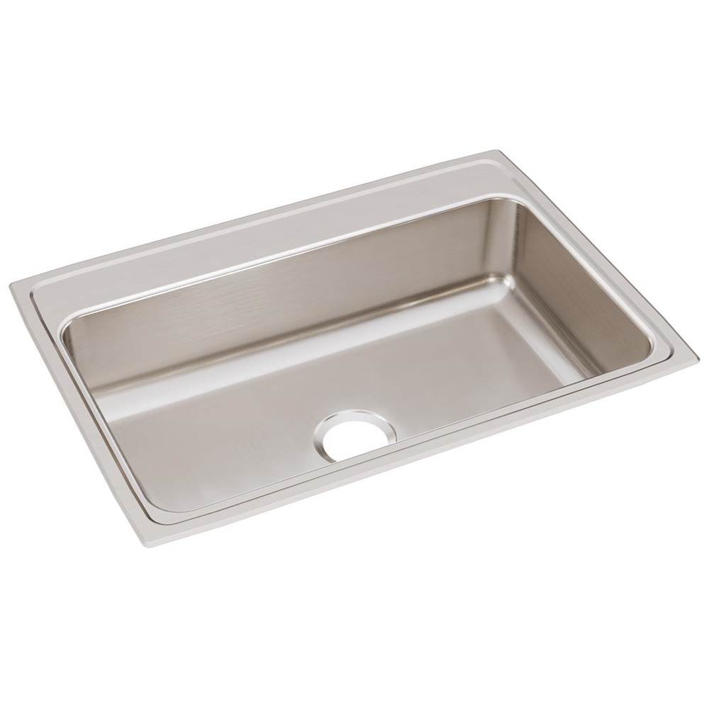 Just Manufacturing Stainless Steel 31'' x 22'' x 7-5/8'' 2-Hole Single Bowl Drop-in Sink