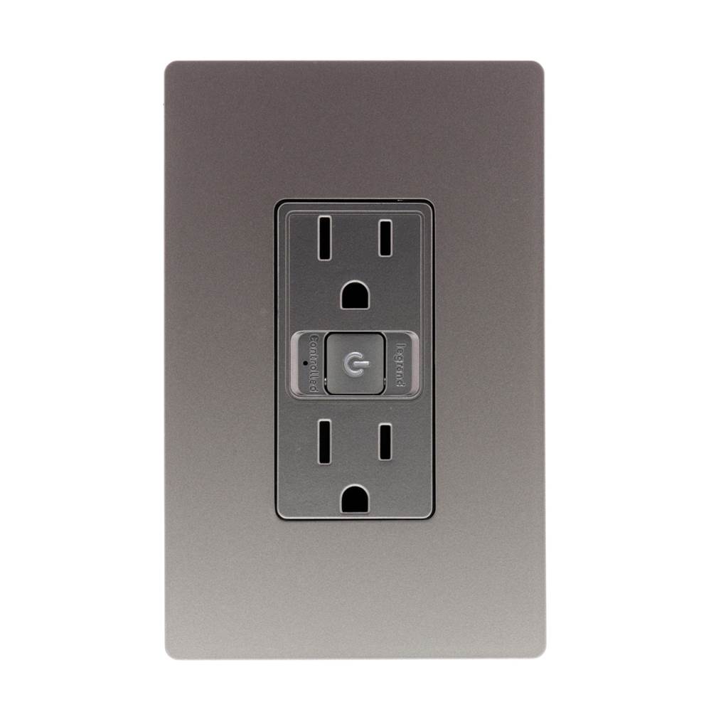Legrand radiant Smart Outlet - Wi-Fi, Nickel Finish