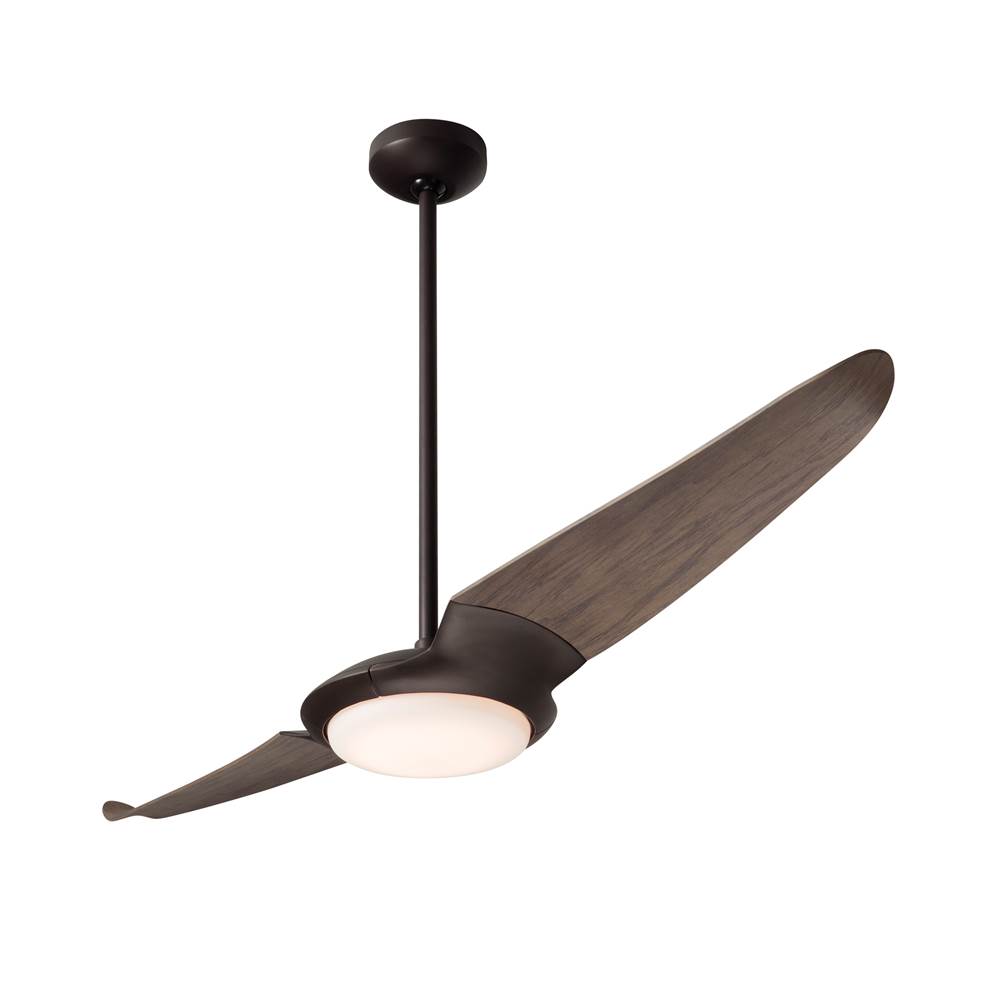 Modern Fan Company IC/Air (2 Blade ) Fan; Dark Bronze Finish; 56'' Graywash Blades; 20W LED; Wall Control