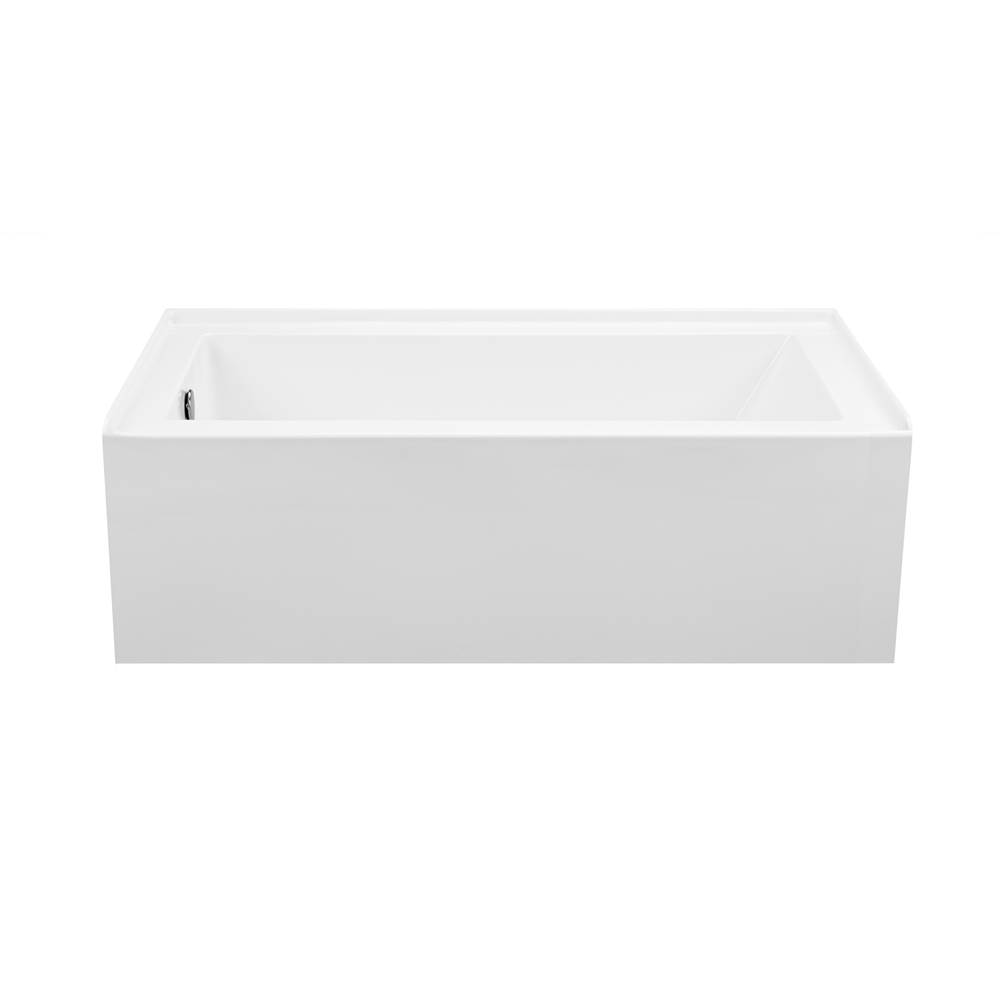 MTI Baths Cameron 3 Acrylic Cxl Integral Skirted Rh Drain Soaker - White (66X32)