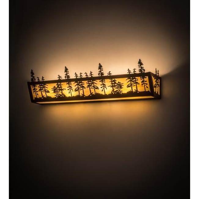Meyda Tiffany 30''W Tall Pines Vanity Light