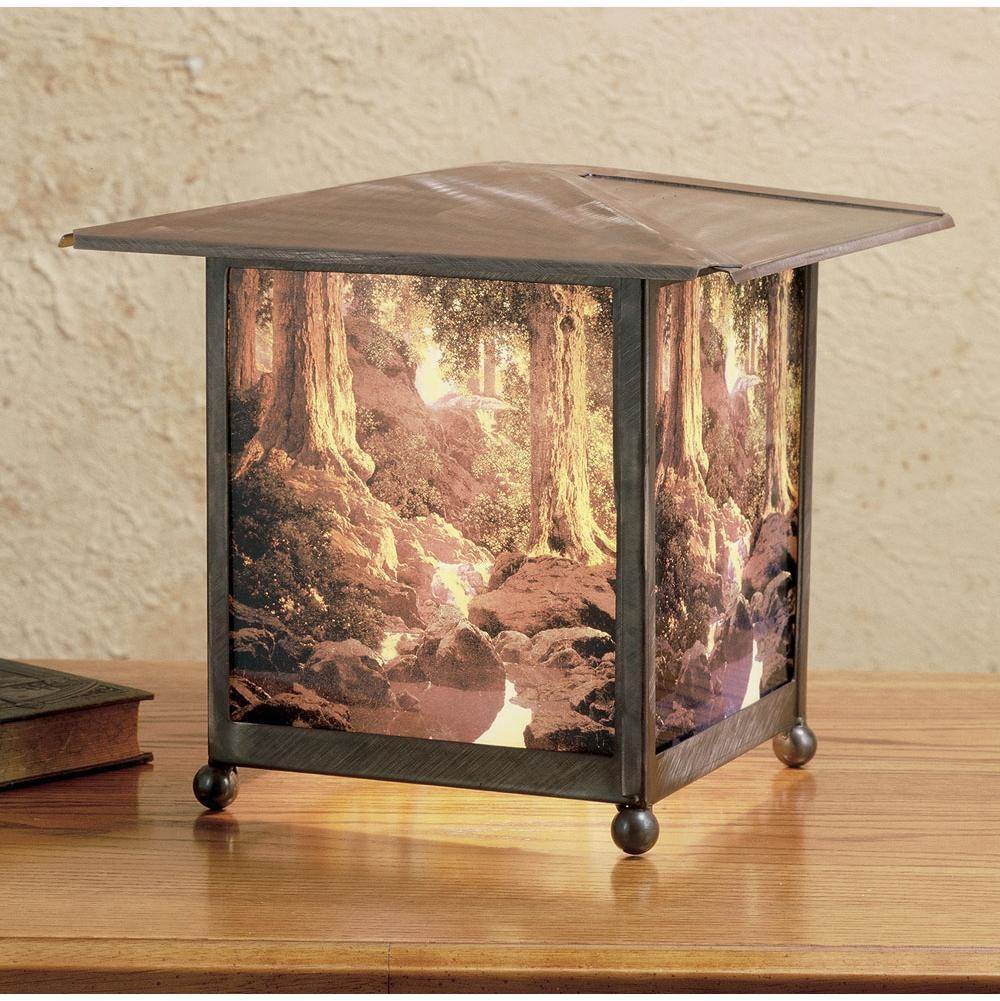 Meyda Tiffany 13''H Maxfield Parrish The Glen Lantern Accent Lamp