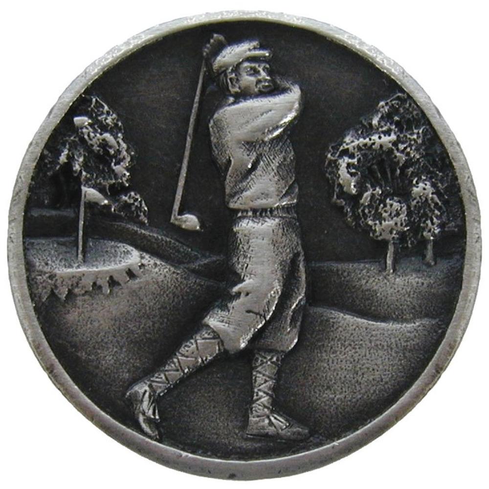 Notting Hill Gentleman Golfer Knob Antique Pewter