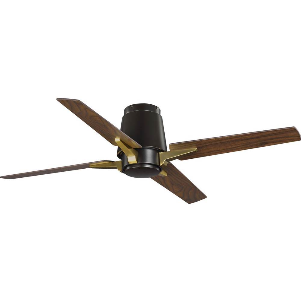 Progress Lighting Lindale Collection 52'' Four-Blade Architectural Bronze Ceiling Fan