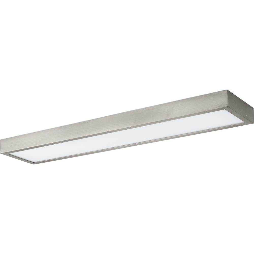 Progress Lighting Everlume LED 24-inch Brushed Nickel Modern Style Bath Vanity Wall or Ceiling Light with Selectable 3000K/4000K Light Color