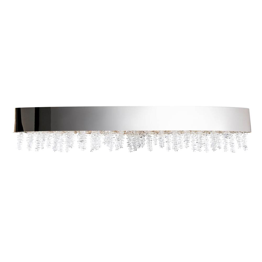 Schonbek SOLEIL 37'' 110V Wall Sconce in Polish Nickel with Optic Crystal