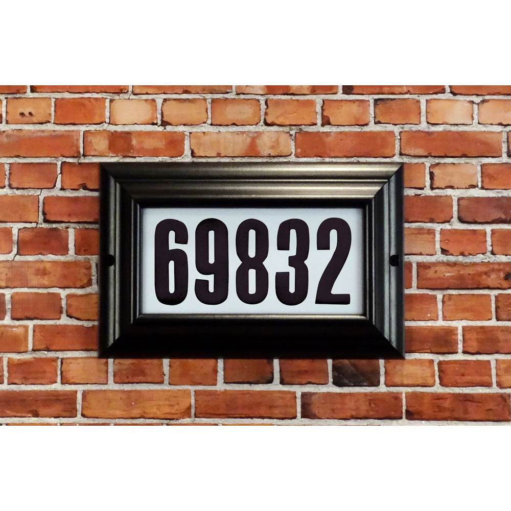 Special Lite SAP-4230-BLK Manor Lighted Address Plaque